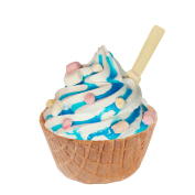 Sundae Extra Blue Monster Marshmallow,Soft Ice Corner,Angelo,Good Choice;Klein 3,35 - Gross 3,85